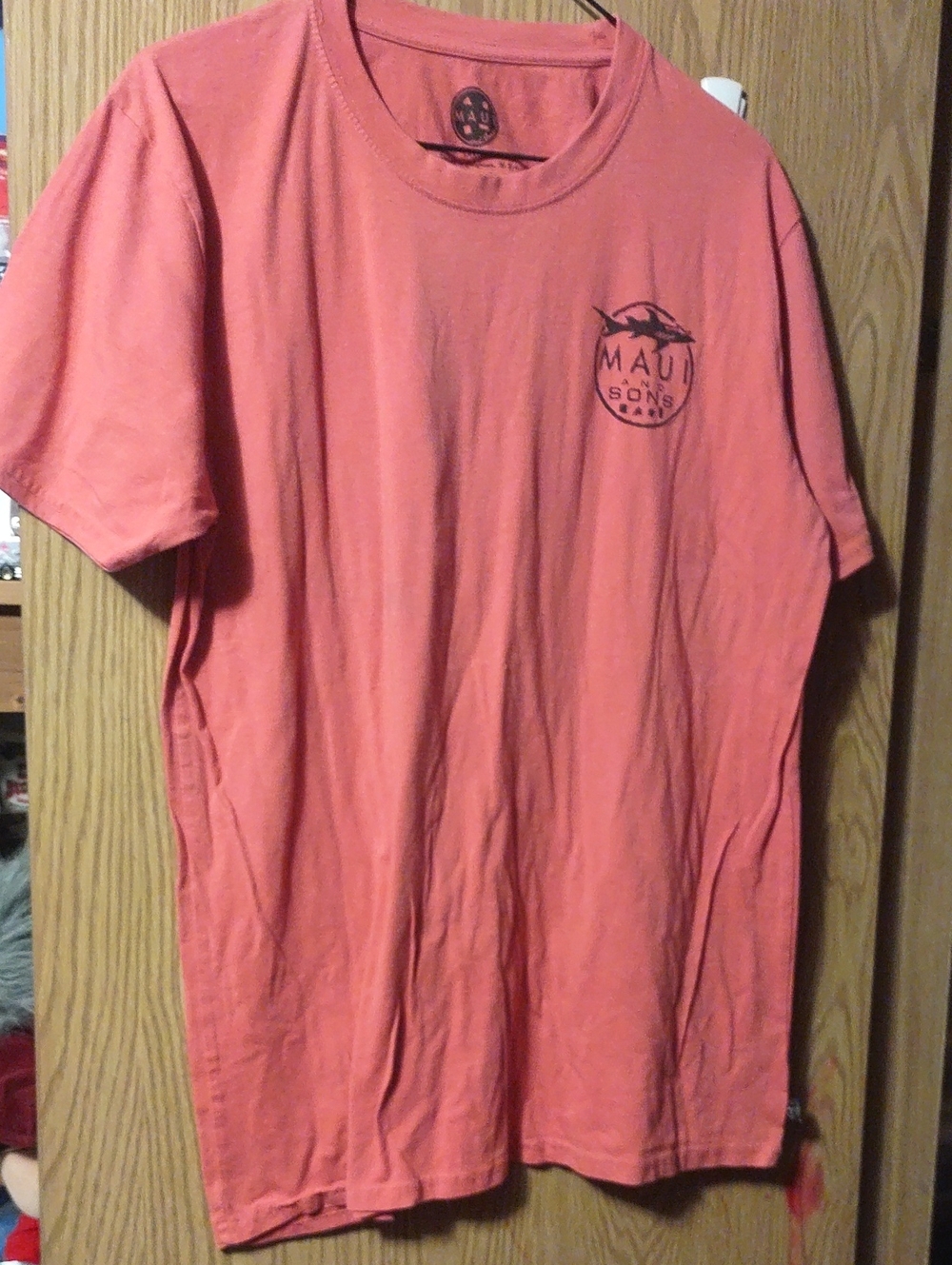 Maui and Sons Coral Crewneck Short-Sleeve Tee